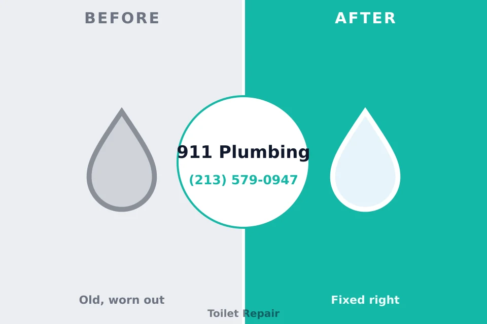 Before and after: plumbing repair Belle Meade, TN